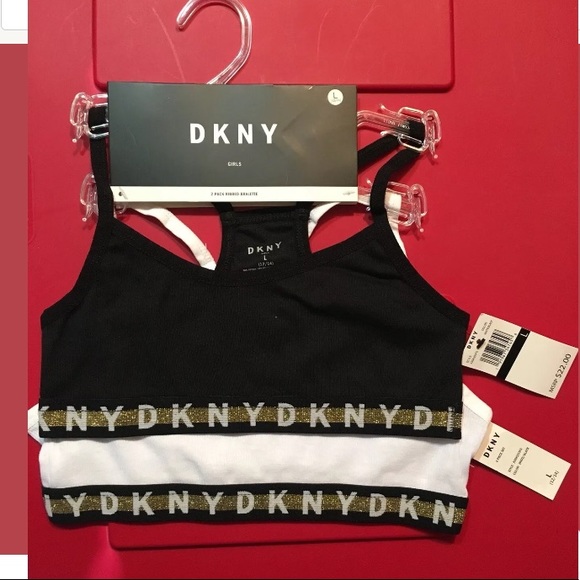 DKNY👙👩🏻 Big Girls 2Pk Bralettes & 2Pk Underwear - Picture 4 of 5